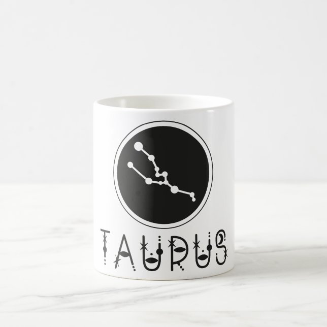 Celestial Zodiac Sign Tasse/Taurus Kaffeetasse (Mittel)