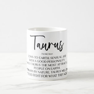 Celestial Zodiac Sign Tasse/Taurus Kaffeetasse