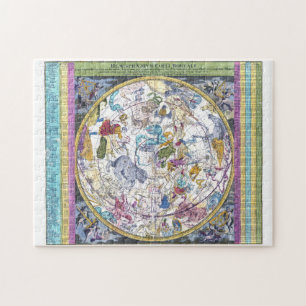 Celestiale Map Hemisphaerium Coeli Boreale Puzzle