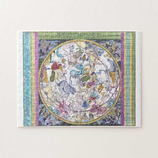 Celestiale Map Hemisphaerium Coeli Boreale Puzzle (Horizontal)