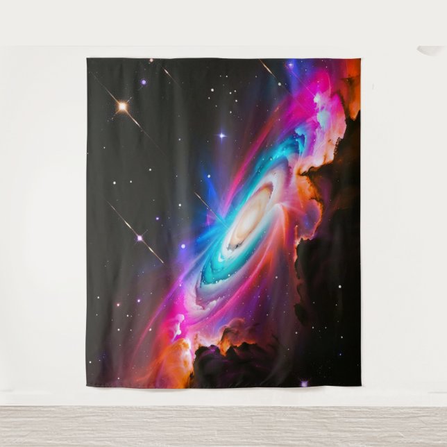 Celestis Fantasy Black Hole Wall Art Wandteppich (Vorderseite)