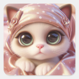 "Celia" Quadratischer Aufkleber