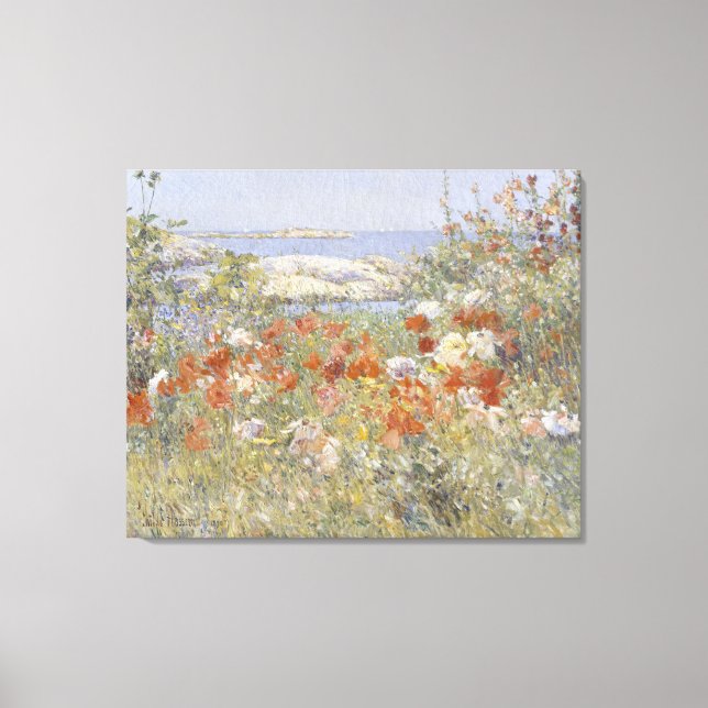 Celia Thaxter's Garden von Frederick Childe Hassam Leinwanddruck (Vorderseite)