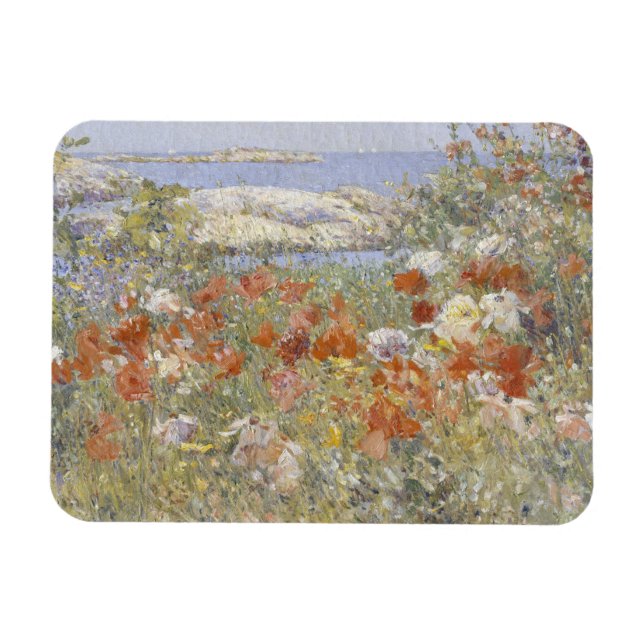 Celia Thaxter's Garden von Frederick Childe Hassam Magnet (Horizontal)