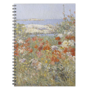 Celia Thaxter's Garden von Frederick Childe Hassam Notizblock