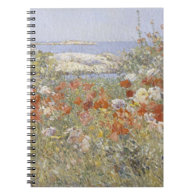 Celia Thaxter's Garden von Frederick Childe Hassam Notizblock (Vorderseite)