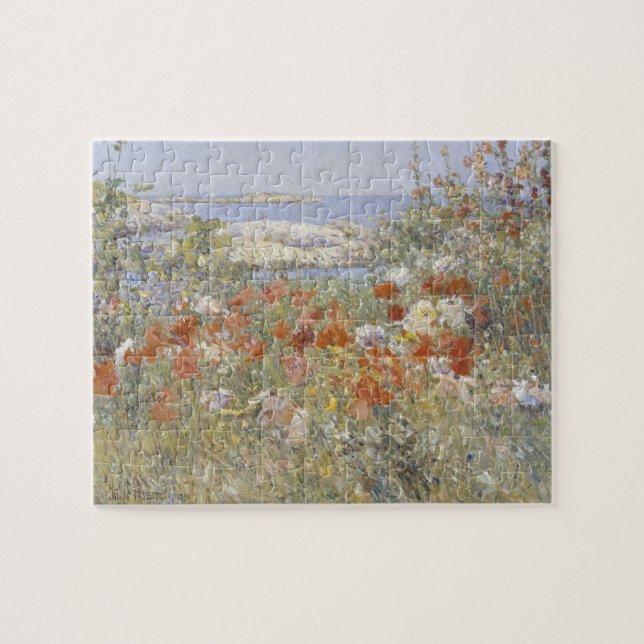 Celia Thaxter's Garden von Frederick Childe Hassam Puzzle (Horizontal)