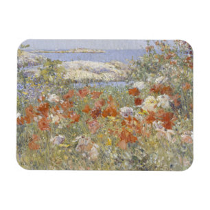 Celia Thaxter's Garten von Frederick Childe Hassam Magnet