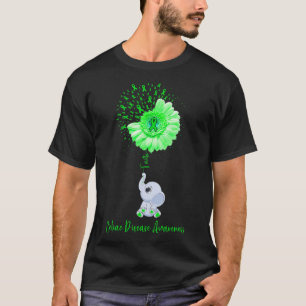 Celiac Disease Awareness Faith Elephant Blume Sur T-Shirt
