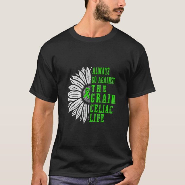 Celiac Disease Awareness Go immer gegen Grain G T-Shirt (Vorderseite)