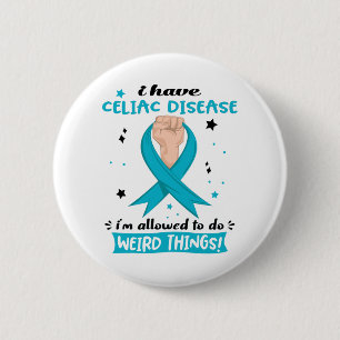 Celiac Disease Awareness Month Ribbon Geschenke Button