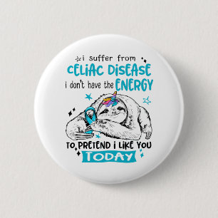 Celiac Disease Awareness Month Ribbon Geschenke Button