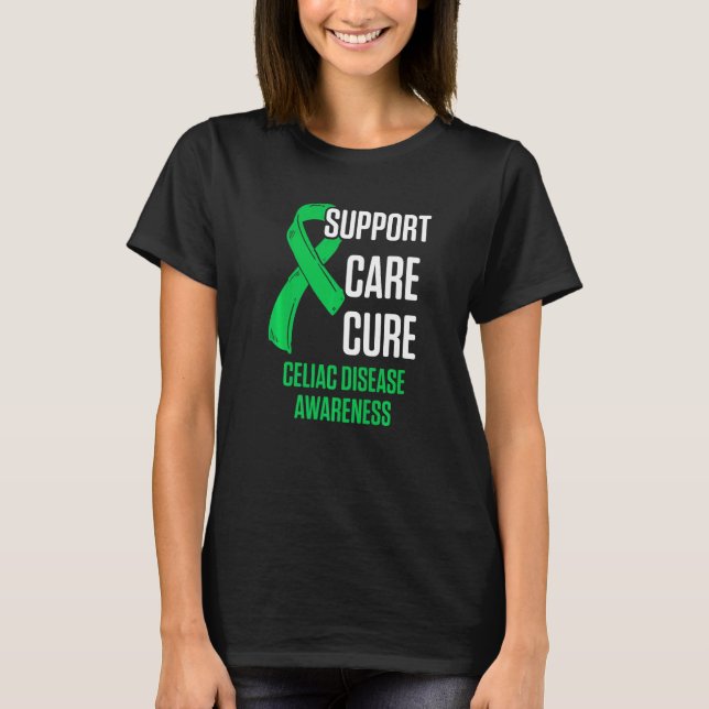 Celiac Disease Awareness Survivor Warrior 11 T-Shirt (Vorderseite)