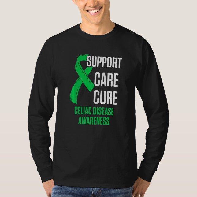 Celiac Disease Awareness Survivor Warrior 11 T-Shirt (Vorderseite)