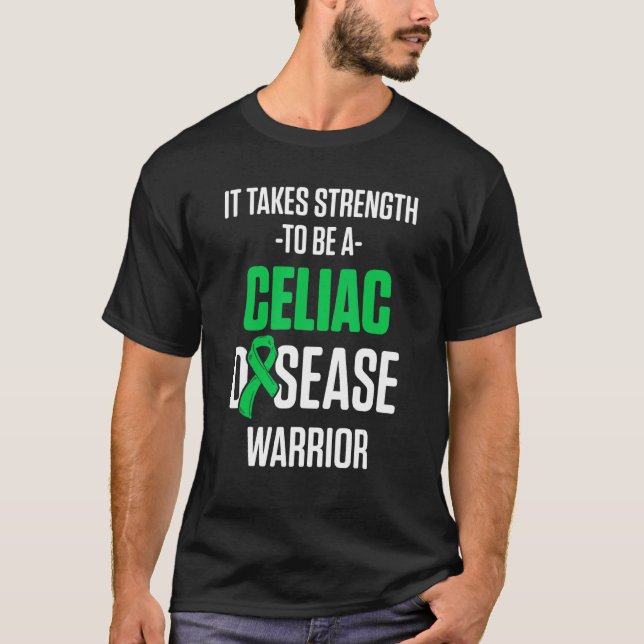 Celiac Disease Awareness Survivor Warrior 23 T-Shirt (Vorderseite)