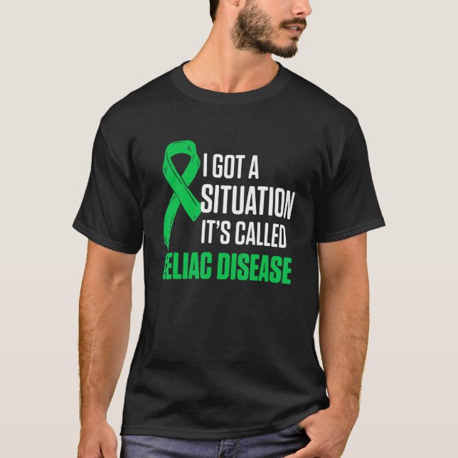 Celiac Disease Awareness Survivor Warrior 24 T-Shirt (Vorderseite)