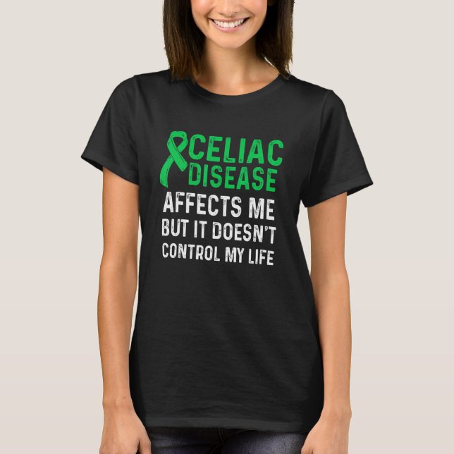 Celiac Disease Awareness Survivor Warrior 4 T-Shirt (Vorderseite)