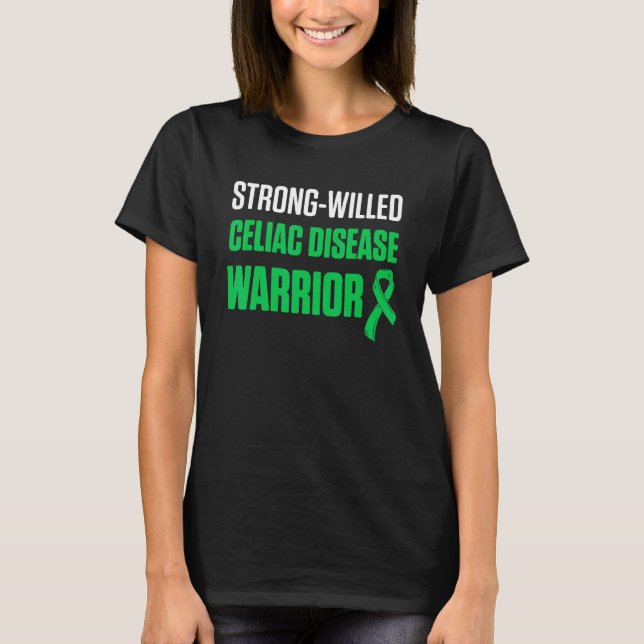 Celiac Disease Awareness Survivor Warrior 8 T-Shirt (Vorderseite)