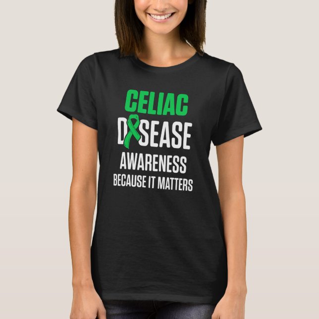 Celiac Disease Awareness Survivor Warrior 9 T-Shirt (Vorderseite)