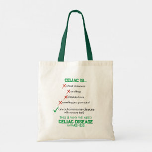 Celiac Disease Awareness Tote Bag Tragetasche