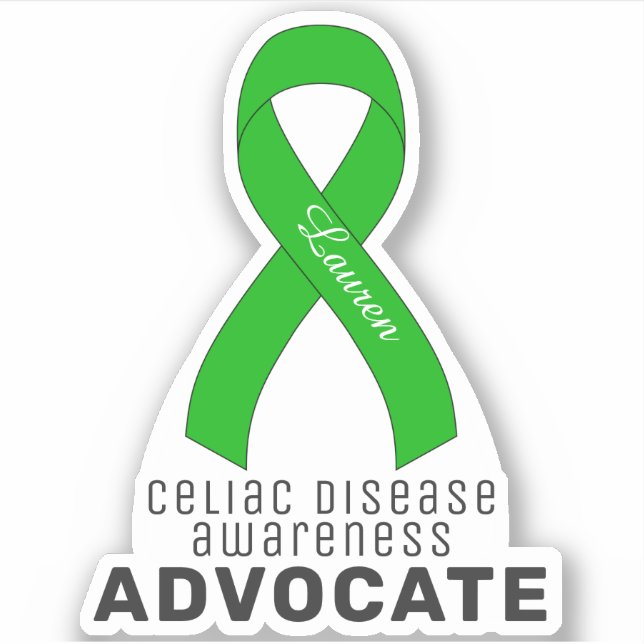 Celiac Disease Awareness Vinyl Sticker (Vorderseite)