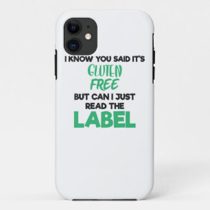 Celiac Disease Gluten Free Lesen Sie das Etikett G Case-Mate iPhone Hülle