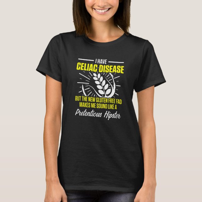 Celiac Disease Glutenfreies Bewusstsein für starke T-Shirt (Vorderseite)