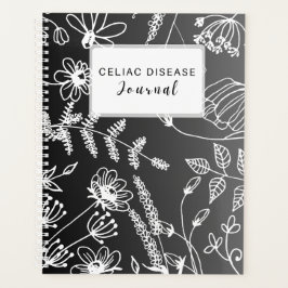Celiac Disease Monthly Journal - Black & White Planer