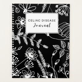 Celiac Disease Monthly Journal - Black & White Planer