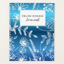 Celiac Disease Monthly Journal - Blue Metallic Planer