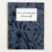 Celiac Disease Monthly Journal - Dark Grey