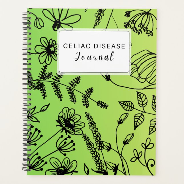 Celiac Disease Monthly Journal - Green Planer (Vorderseite)