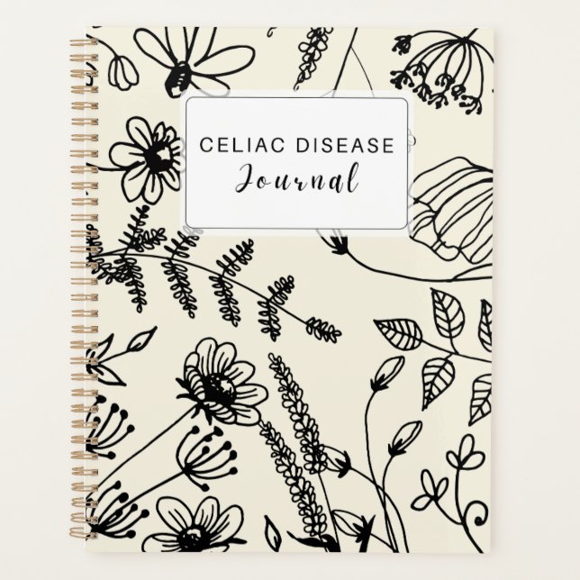 Celiac Disease Monthly Journal - Soft Yellow Planer (Vorderseite)