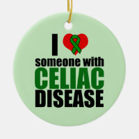 Celiac Disease Support Awareness Liebe Ribbon