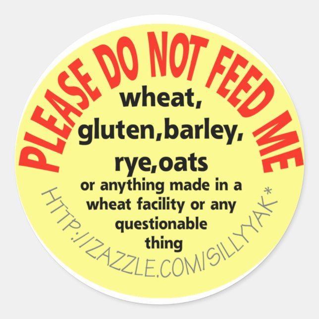 Celiac Sticker (Vorderseite)