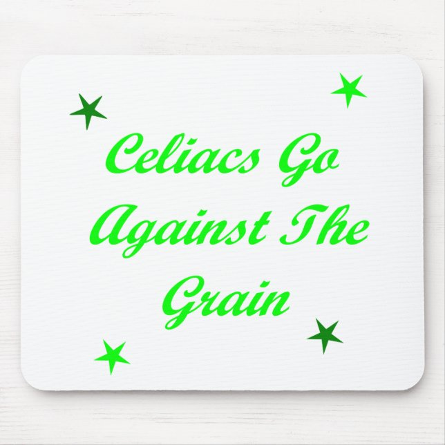 Celiacs gehen gegen das Korn Mousepad (Vorne)