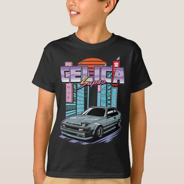 Celica Supra MK2 XX MA60 A60 Grafik T-Shirt (Vorderseite)