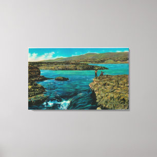 Celilo Falls an der Columbia River Leinwanddruck