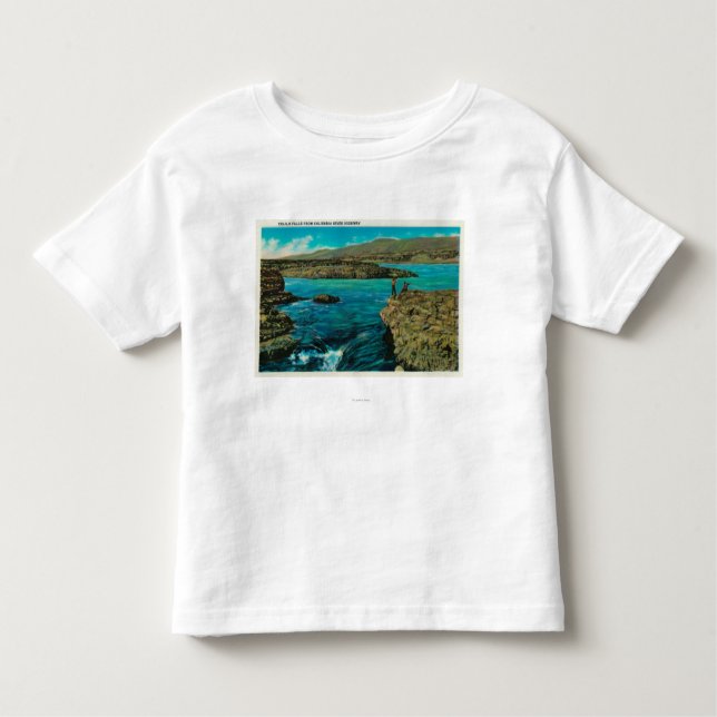 Celilo fällt auf den Columbia River Kleinkind T-shirt (Vorderseite)