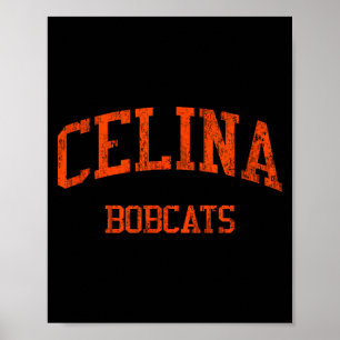 Celina High School Hs Tx Kunstwerk Poster