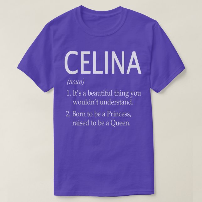 Celina Name Gift 64 T-Shirt (Design vorne)