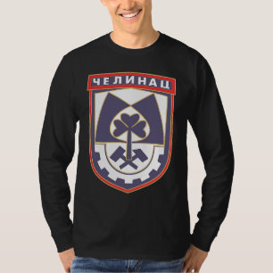 Celinac Wappen Republika Srpska RS Serbische Flagg T-Shirt