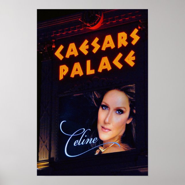 Celine Dion Caesars Palace Las Vegas America Poster (Vorne)