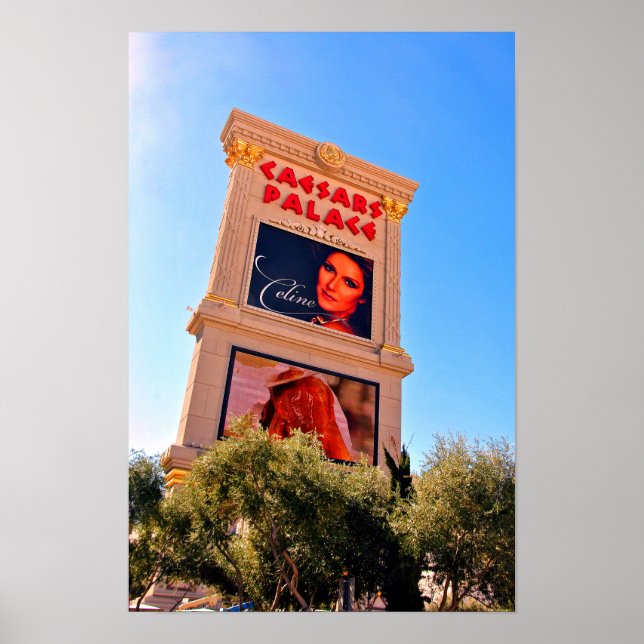 Celine Dion Caesars Palace Las Vegas America Poster (Vorne)