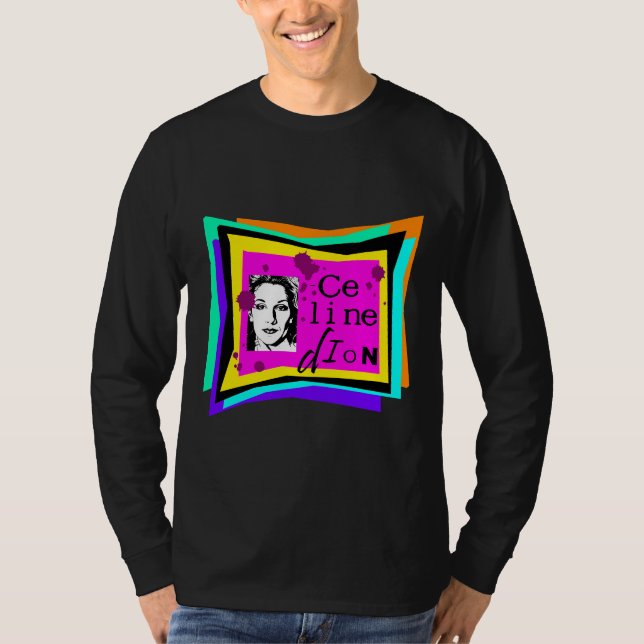 Celine Dion - Pop-Art T-Shirt (Vorderseite)