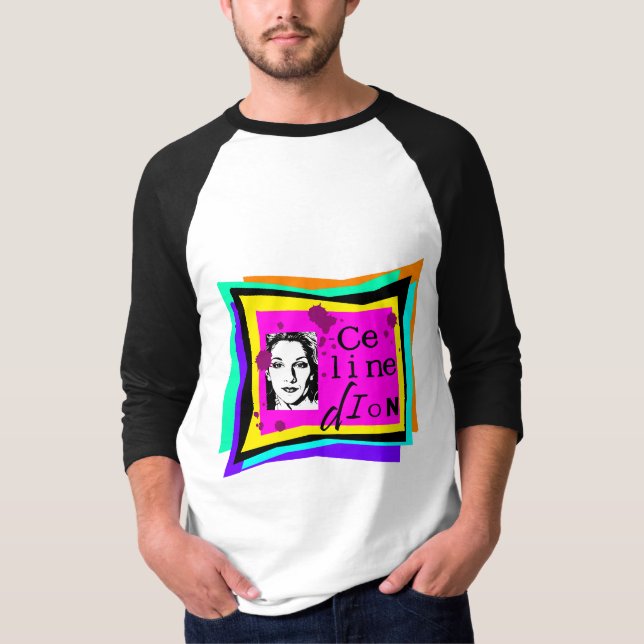 Celine Dion - Pop-Art T-Shirt (Vorderseite)
