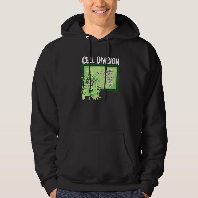 Cell Division  Science Scientist Biologist Kids Bi Hoodie (Vorderseite)