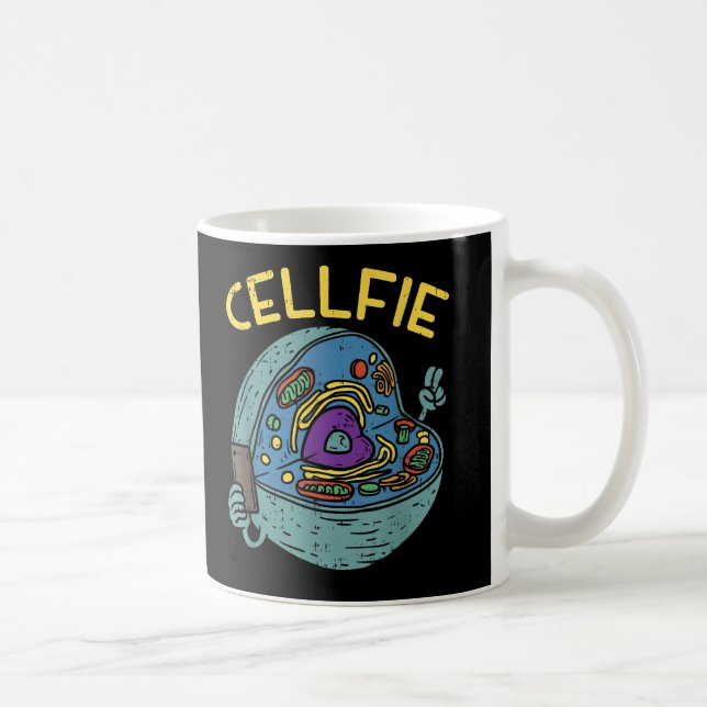 Cell Fie Funny Science Biology Teacher Kaffeetasse (Rechts)