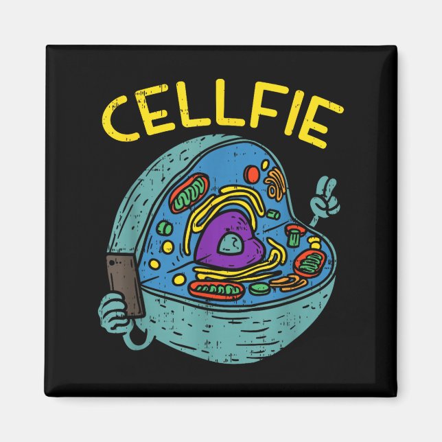 Cell Fie Funny Science Biology Teacher  Magnet (Vorne)