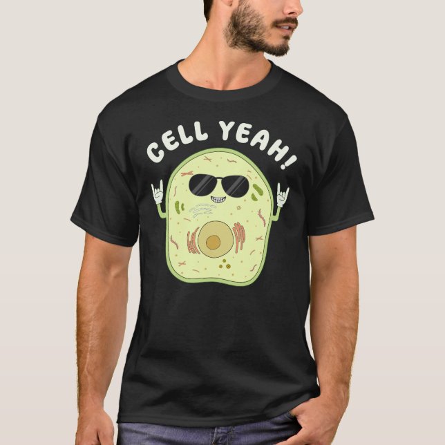 Cell Yeah Biology Pub Science Geek T-Shirt (Vorderseite)